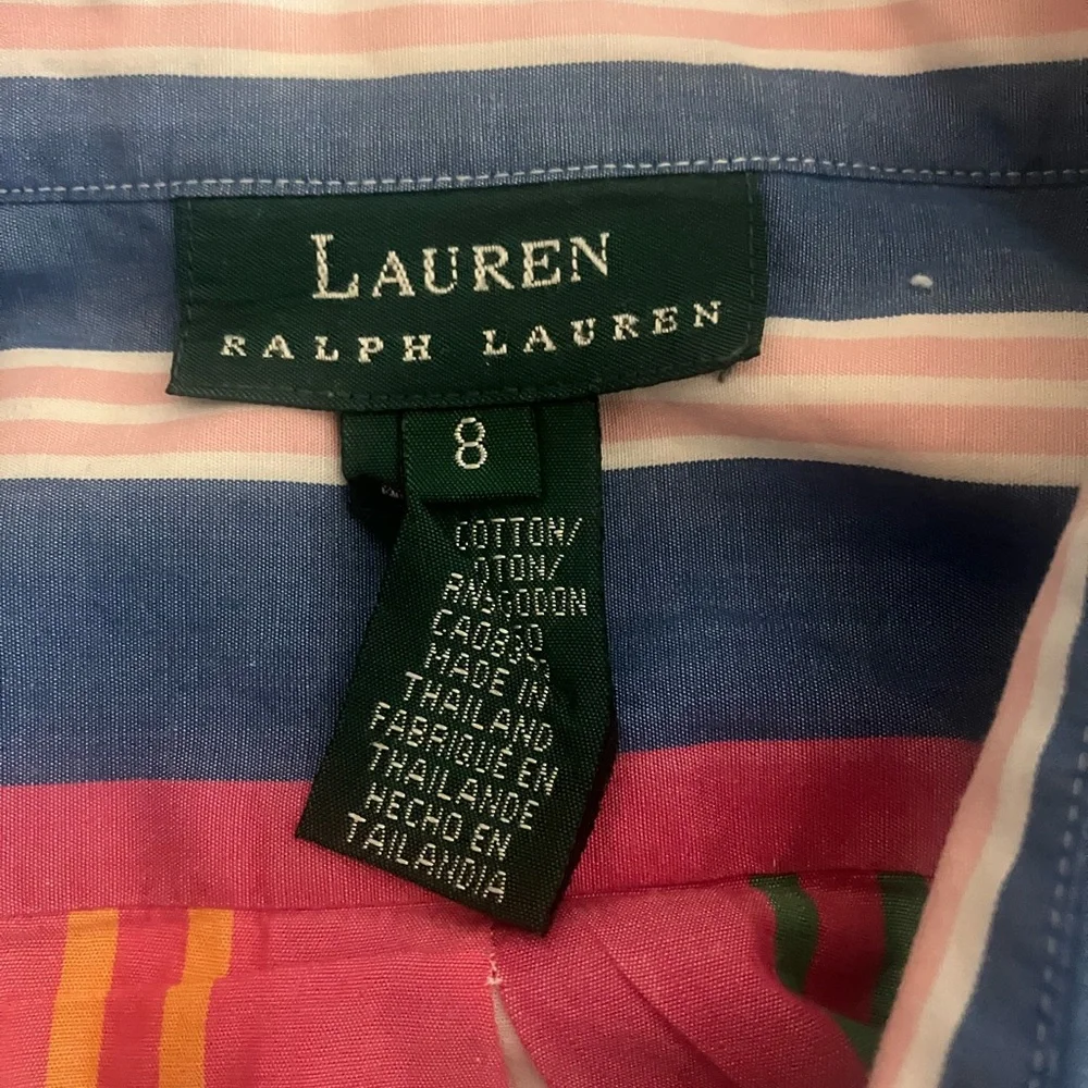 Ralph Lauren Summer Stripped Shirt - Picture 6 of 6